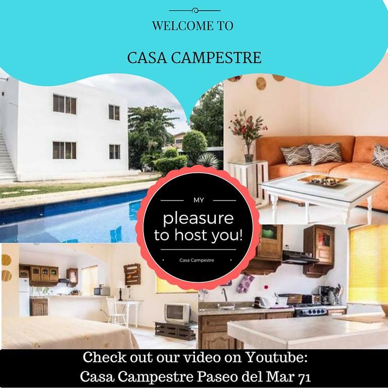 Апартаменты Casa Campestre Канкун Экстерьер фото